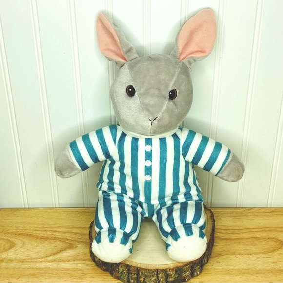 Goodnight Moon Plush Bunny And Book Rabbit Stuffed Animal PJ'S Plush 13" Kohls - Picture 13 of 16